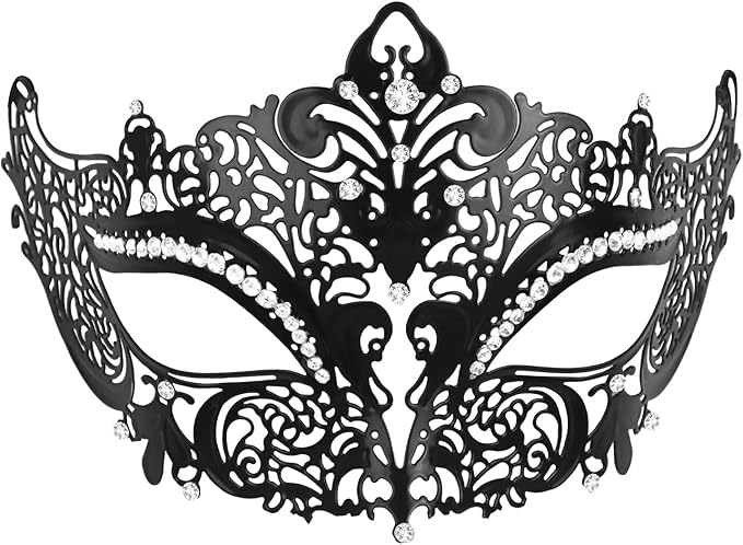 Exlinonline Lace Masquerade Mask Elastic,Fit for Adult,Soft Gentle Material,Specially For Costume,Thememed Party