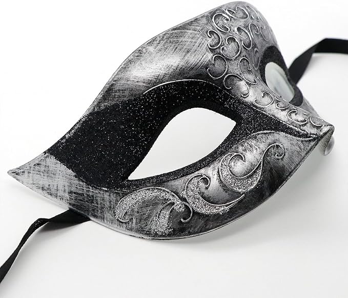 Coddsmz Couple Masquerade Mask Set - Venetian & Mardi Gras Mask for Women & Men