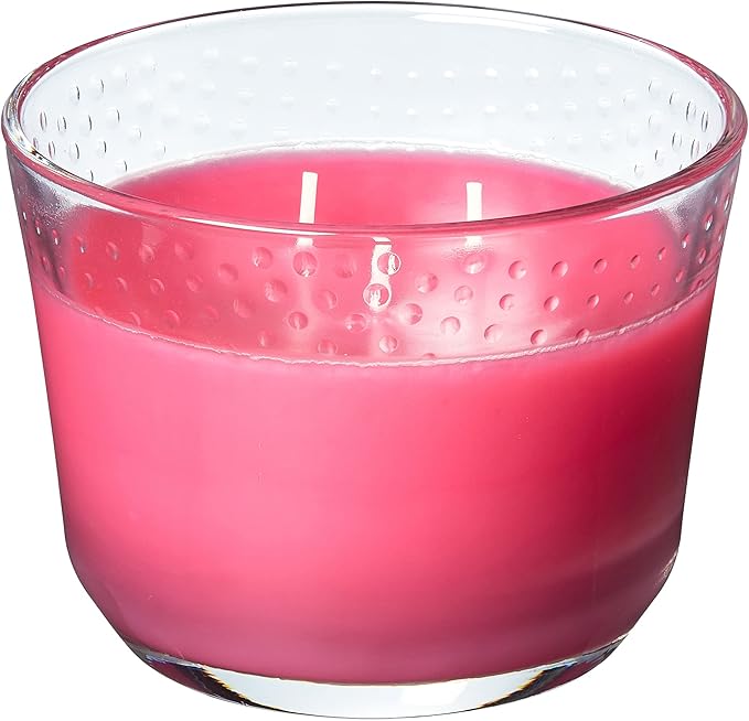 Glade Sheer Vanilla Embrace 3-Wick Fragrance Candle, Essential Oil Infused, Air Freshener, 6.8 Oz, 3 Count
