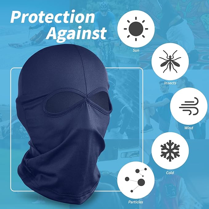 YESLIFE Ski Mask, Balaclava Face Mask for Boys and Girls – Cosplay Costume Accessory for Halloween Party