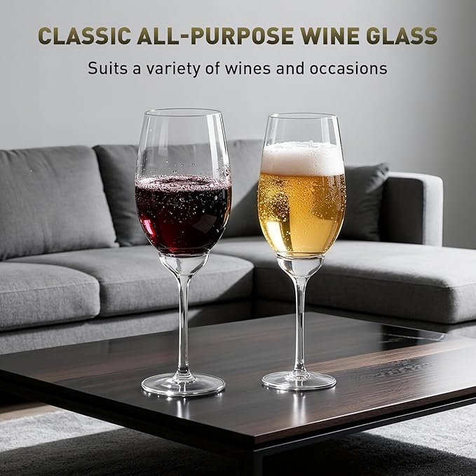 Plastic Wine Glasses Set of 4: 12oz Detachable Drinking Stemless Wine Glass - Reusable Outdoor Portable Shatterproof Wine Tumbler