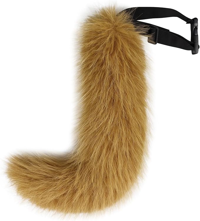 Faux Fur Furry Animal Cat Fox Tail for Halloween Party Cosplay Costume Accessories