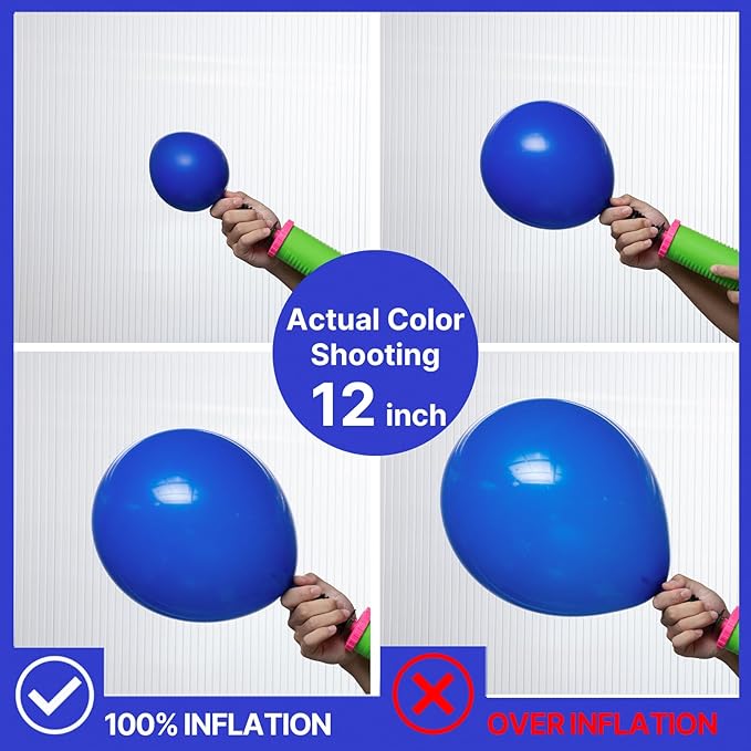 PartyWoo Royal Blue Balloons 85 pcs Different Sizes of 18 12 10 5 Inch Dark Blue Matte Balloon Arch Kit Garland for Graduation Independence Day Baby Shower Birthday Party Decorations Blue-Y59
