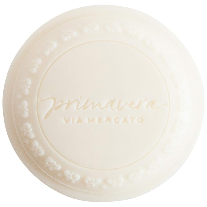 Via Mercato Primavera Spring Blossoms Collection, Soap & Dish Set, Red Currant Blossom, 100 Gram