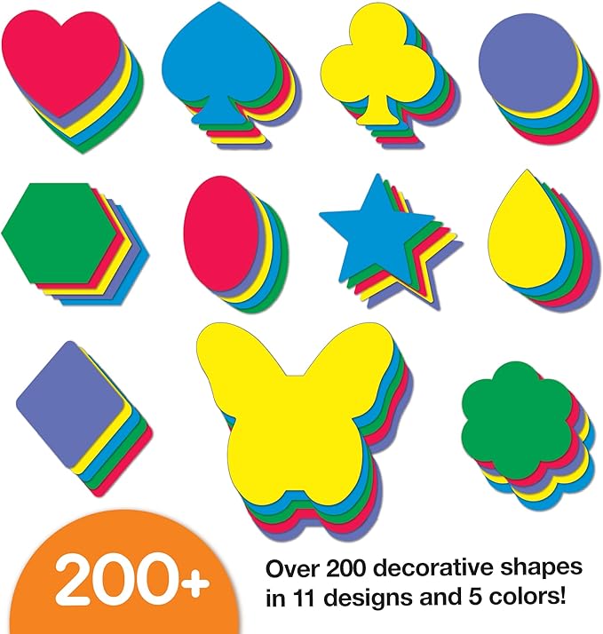 264pcs DIY Party Crown Kit – Makes 12 Princess King Children's Party Crowns, US Made JEWEL Colored Card Stock Easy Punch Out Craft for Royal Themed Birthday Party, Play Dates, Children's Theater Plays