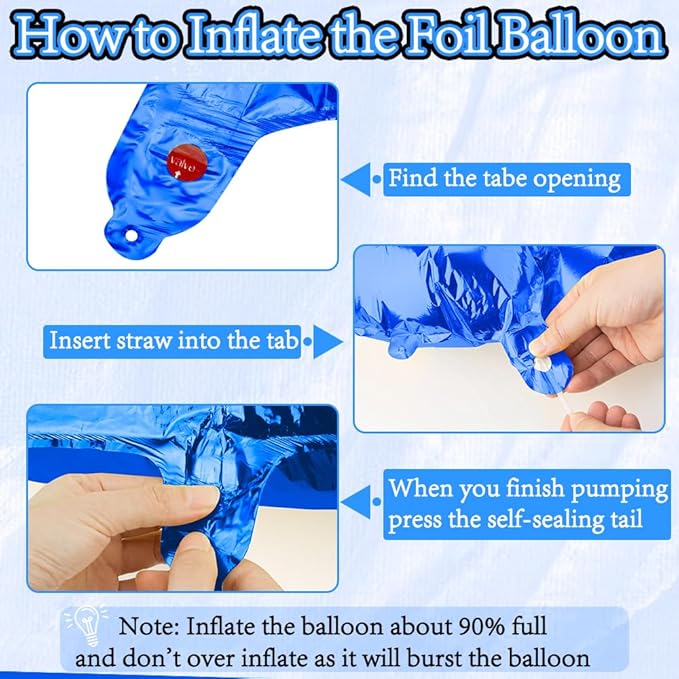 2026 Balloons, 40 Inch 2026 Number Balloons Royal Blue 2026 Balloon Large Foil New Year Balloon Numbers 2026 Mylar Baloons for Birthday Christmas Graduation New Years Eve Party Supplies Decorations
