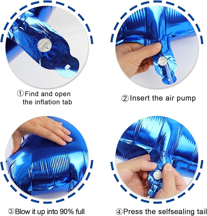 Giant Navy Blue 100 Balloon Number 40 Inch, 100 Number Balloons Birthday Supplies, 100 Year Old Birthday Party Celebration, 100 Balloons Graduations Anniversary Decorations