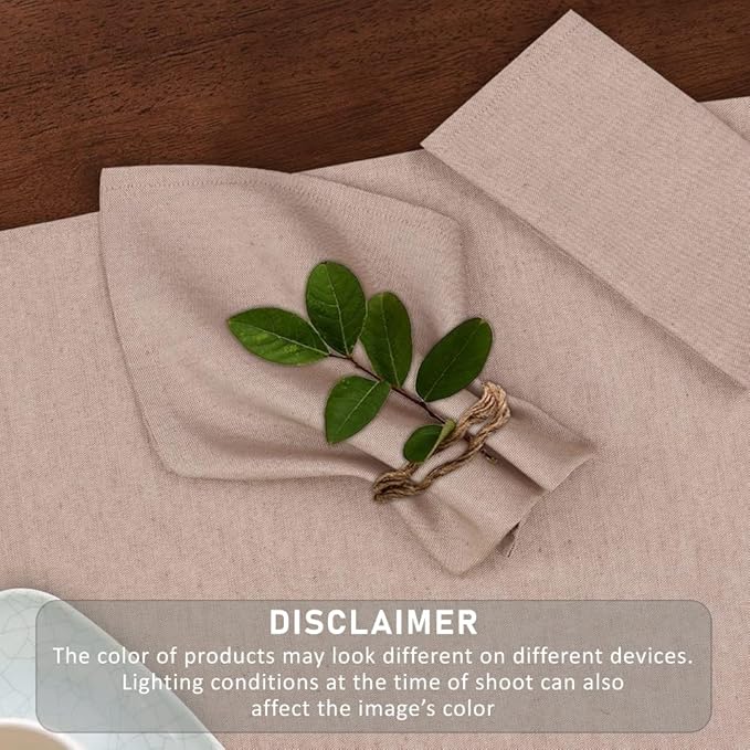 Ruvanti Cloth Napkins Set of 6, 18x18 Reusable Napkins Cloth Washable, Soft & Durable Table Napkin, Poly Cotton Fabric Dinner Napkins for Parties, Christmas, Thanksgiving, Weddings - Rust