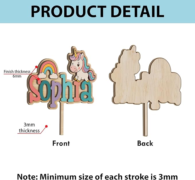 Custom Name Cake Topper, Baby shower Decorations, Baby Shower Cake Sign, Birth Announcement, Gender Reveal Party Cake Decorations, Baby 1st Birthday Decoration (Baby Cake Topper)