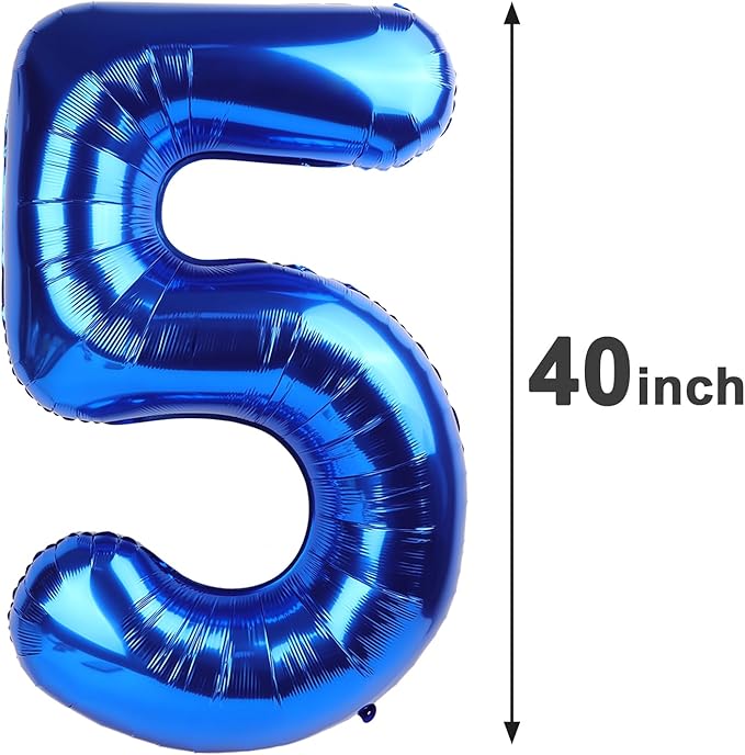 Big Mylar Navy Blue 25 Balloon 40 Inch, 25 Birthday Number Balloon Decorations, Men Boy 25 Birthday Numbers, Anniversary Party Supplies Foil Number Balloons