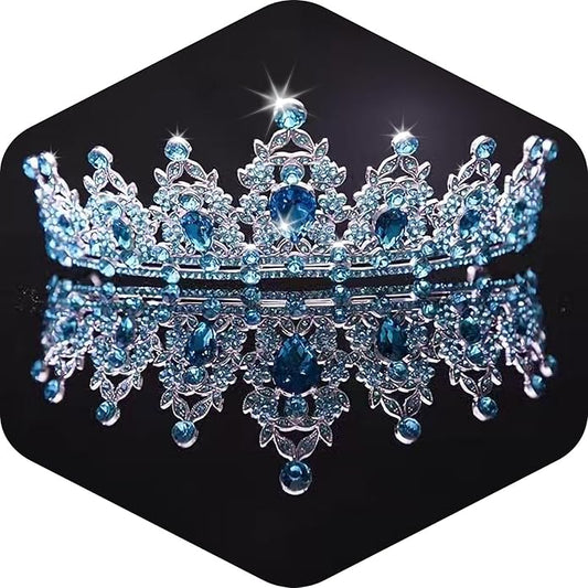 Kamirola - Queen Crown and Tiaras Princess Crown for Women and Girls Crystal Headbands for Bridal, Princess for Wedding and Party（01）
