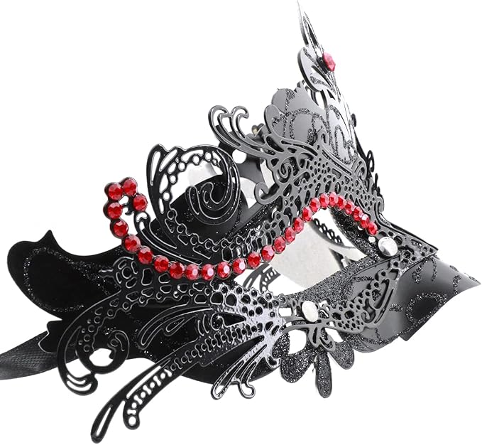 Coddsmz Couple Masquerade Mask Set - Venetian & Mardi Gras Mask for Women & Men