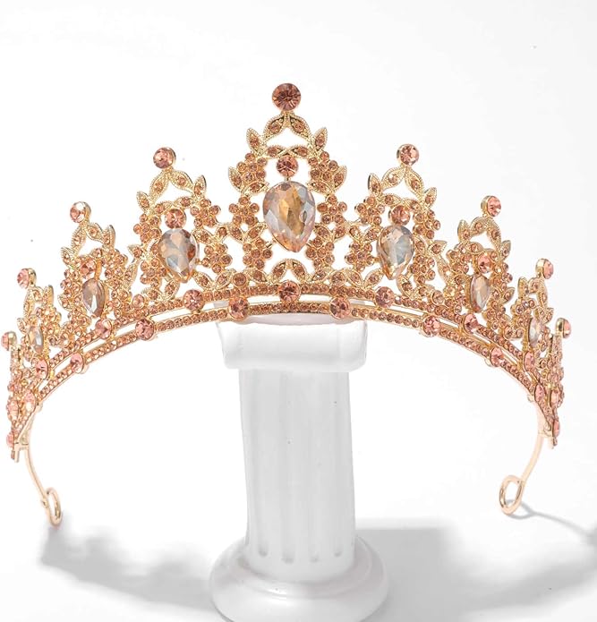 tiaras and crowns for women queen crowns for Women and Girls Crystal Princess Tiaras Rhinestone Tiaras For Wedding Bridal Birthday Prom Pageant Party