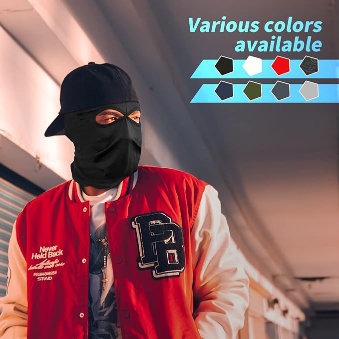 YESLIFE Ski Mask, Balaclava Face Mask for Boys and Girls – Cosplay Costume Accessory for Halloween Party