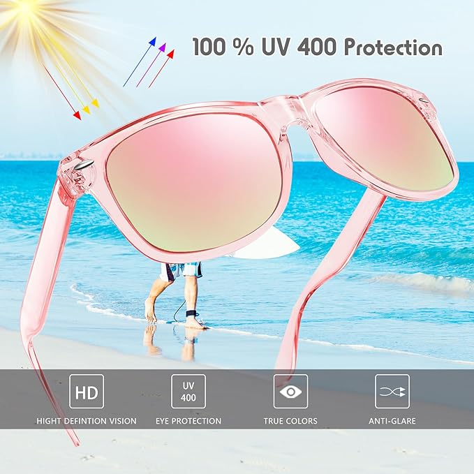 Pibupibu 10/20 Pack Neon Party Sunglasses Bulk,Wholesale Retro 80s Colorful Mirrrored Lens Sunglasses Party Favors
