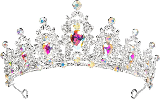 tiaras and crowns for women queen crowns for Women and Girls Crystal Princess Tiaras Rhinestone Tiaras For Wedding Bridal Birthday Prom Pageant Party