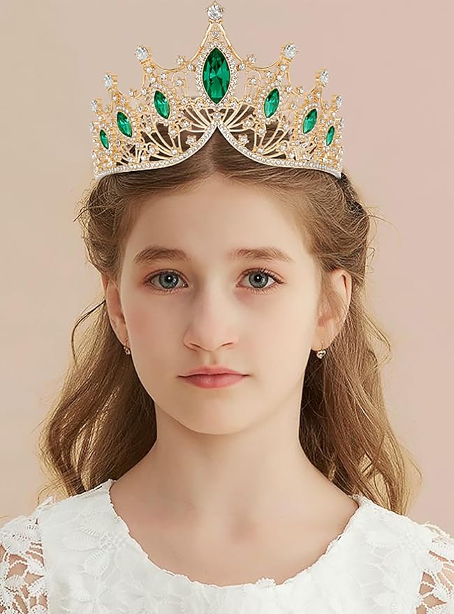 Tiaras Headbands Crown for Women and Girls, Princess Rhinestone Crown for Bridal, Crystal Queen Tiara Head Band Hair Accessories for Prom Wedding and Party