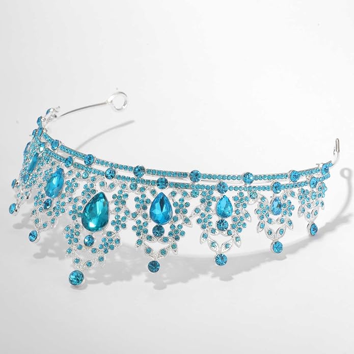tiaras and crowns for women queen crowns for Women and Girls Crystal Princess Tiaras Rhinestone Tiaras For Wedding Bridal Birthday Prom Pageant Party