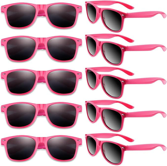 Colorful Party Sunglasses Bulk 20 Packs for Wedding Beach Summer Pool Party Supplies Goodie Bags Stuffers