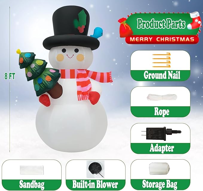 Christmas Inflatables Outdoor Decorations Blow Up Yard Decor