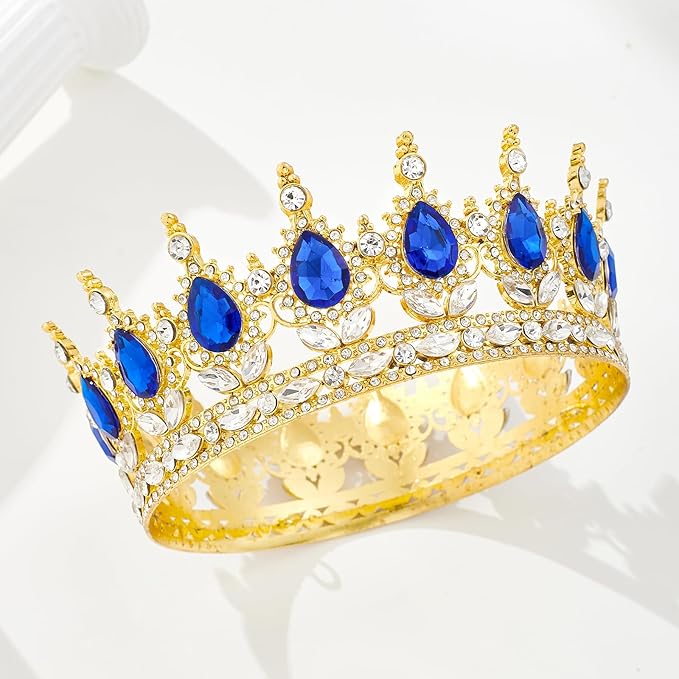 Queen Crown Rhinestone Wedding Crowns and Tiaras for Women Costume Party Hair Accessories Princess Birthday Crown Crystal BridalCrown