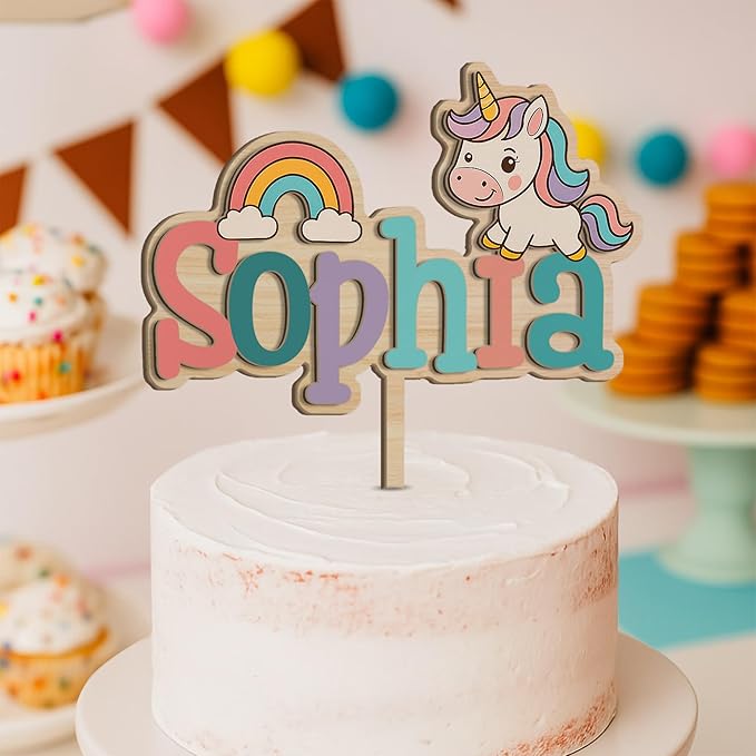 Custom Name Cake Topper, Baby shower Decorations, Baby Shower Cake Sign, Birth Announcement, Gender Reveal Party Cake Decorations, Baby 1st Birthday Decoration (Baby Cake Topper)