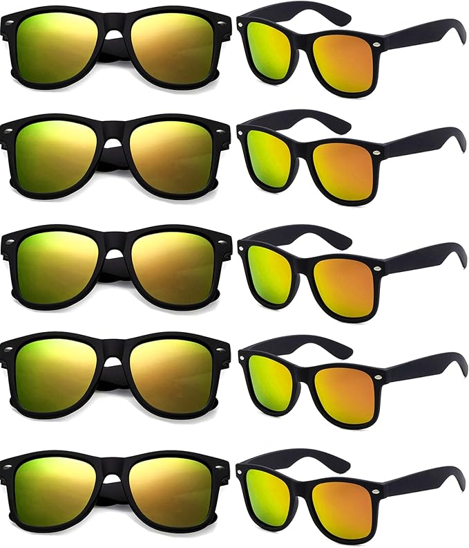 Eyegla Sunglasses Bulk Adults Party Sunglasses 80s Shades Eyewear Party Favors Glasses 10/20 Pack