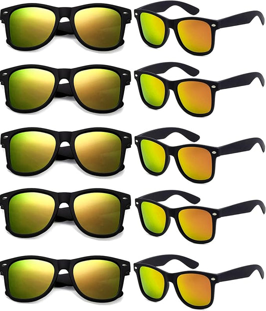 Eyegla Sunglasses Bulk Adults Party Sunglasses 80s Shades Eyewear Party Favors Glasses 10/20 Pack