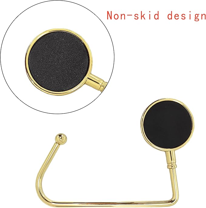 Christmas Stocking Holders Christmas Stockings Hooks Hanger Clip Non-Slip Safety Fireplace Hooks Mantel Hooks for Christmas Party Decoration (Gold, 6)