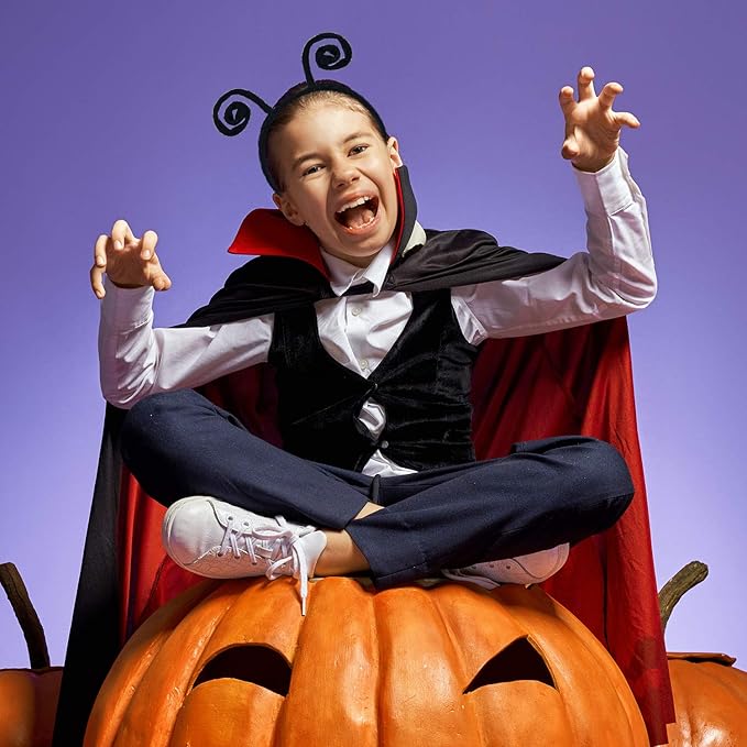 Coopay 8 Pack Butterfly Antenna Headband Snail Headband Alien Hairband Butterfly Hair Accessories Black Velvet Hairband for Halloween Party Costume Cosplay Dress Up Pretend Play Accessory