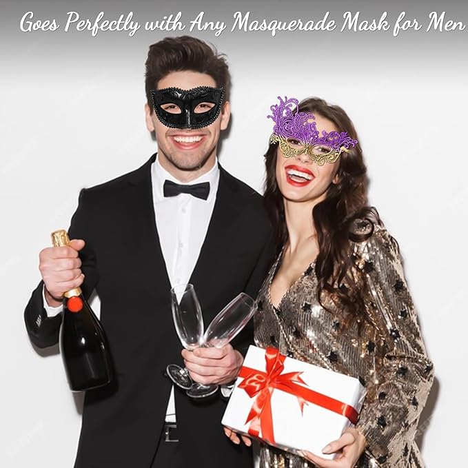 Masquerade Mask for Women Soft Lace Womens Masks Mardi Gras Mask Halloween Venetian Masks Carnival Cosplay Party Mask