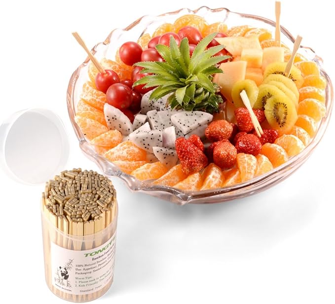 Mini Bamboo Forks 3.5 inch, Cocktail Forks Appetizer Forks, Small Wood Forks for Fruit, Disposable Tiny Food Picks for Party，Charcuterie Supplies Accessories, Wooden Toothpicks Fork. 110 PCS