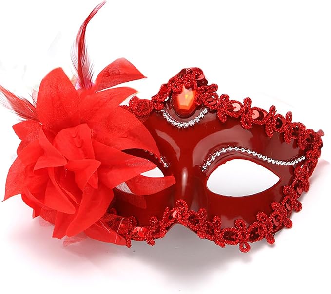 Masquerade Mask for Women Venetian Halloween Carnival Masks for Party Prom Ball