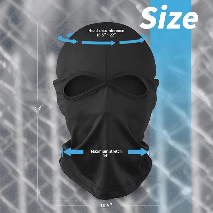 YESLIFE Ski Mask, Balaclava Face Mask for Boys and Girls – Cosplay Costume Accessory for Halloween Party