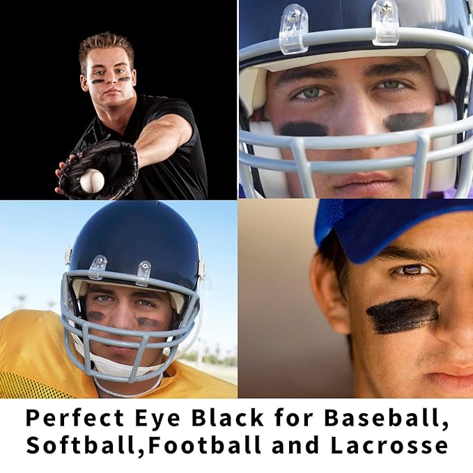 MEICOLY Red Face Body Paint Stick for Halloween SFX Cosplay Corpse Devil Clown Makeup,Red Face Paint for Adults and Kids,Waterproof Eye Black Stick for Baseball Softball Football Lacrosse
