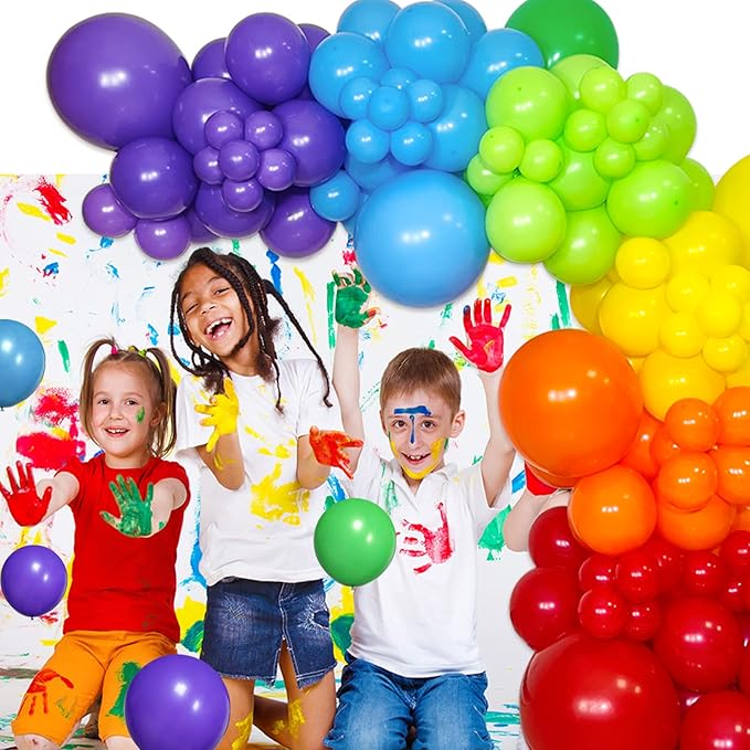 KAWKALSH Purple Balloon Arch Kit 111Pcs 18 12 5 Inch Latex Party Balloons Garland for Birthday Baby Shower Wedding Engagement Anniversary Christmas Party Decorations