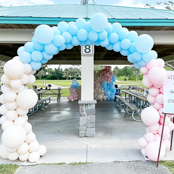 Light Blue Balloons, 66pack 12inch Baby Blue Latex Party Balloons for Boys Girls Birthday Party, Baby Shower, Wedding, Gender Reveal, Baby Shower, Anniversary Party Decorations
