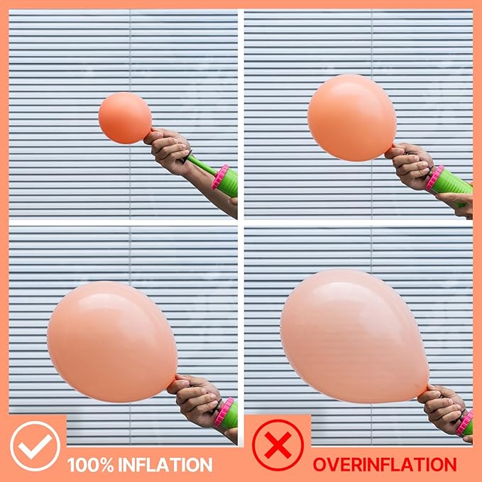 PartyWoo Peach Balloons 50pcs 12 Inch Light Orange Latex Helium Balloons for Wedding Baby Shower Bridal Shower Bachelorette Anniversary Engagement Graduation Birthday Party Decorations Orange-Y21
