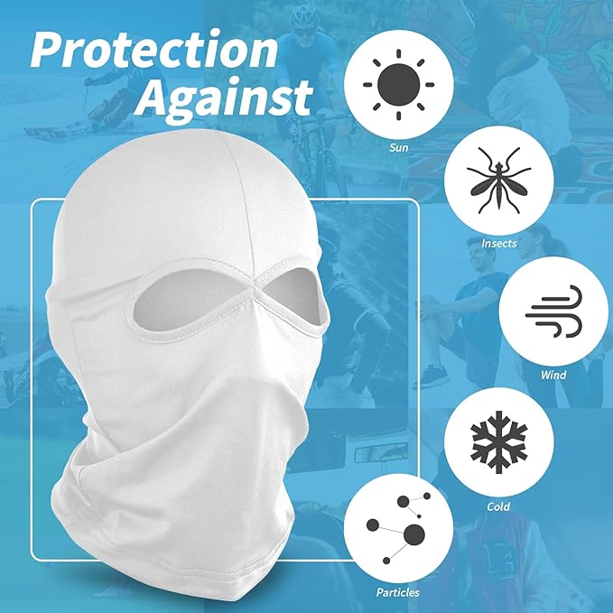 YESLIFE Ski Mask, Balaclava Face Mask for Boys and Girls – Cosplay Costume Accessory for Halloween Party