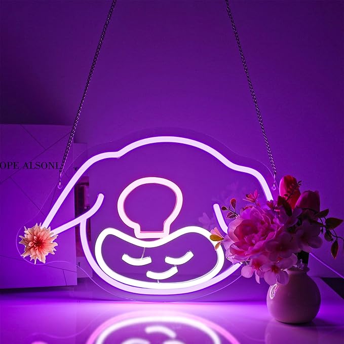 Neon Sign, Neon Signs for Wall Decor Cute Funny LED Signs for Man Cave Game Room Kids Home Decor Bar Beer Sign - USB Powered
