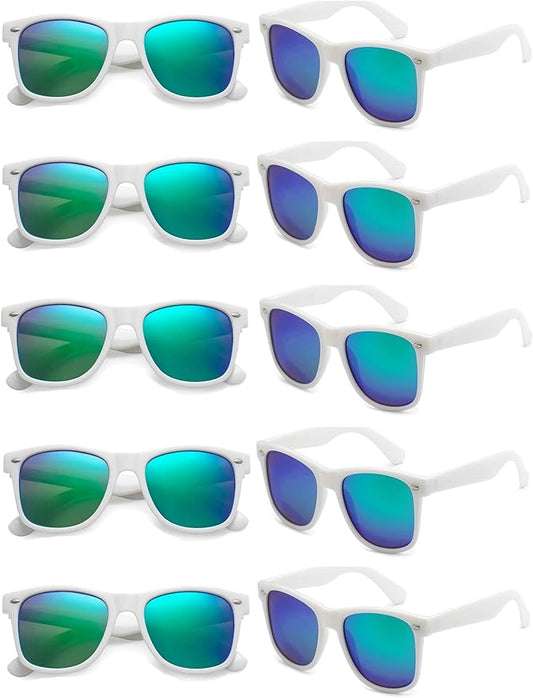 Eyegla Sunglasses Bulk Adults Party Sunglasses 80s Shades Eyewear Party Favors Glasses 10/20 Pack
