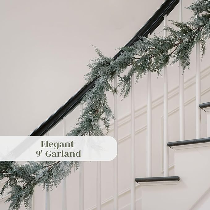 CG Hunter Holiday Collection Faux Garland, Premium Artificial Indoor and Outdoor Large 6-ft Magnolia, Eucalyptus, Pinecone, Needle Pine Christmas Garland, Christmas Decorations and Holiday Greenery