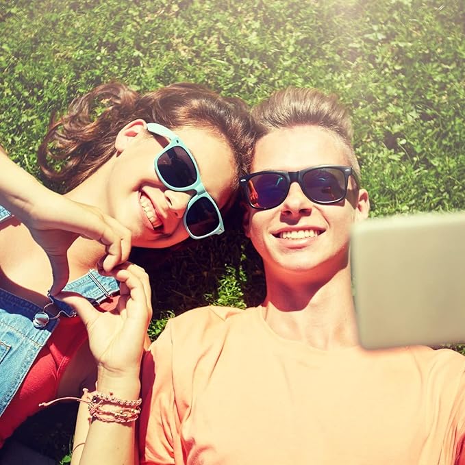 12/24 Pack Wholesale Retro Neon Colors Party Favor Supplies Unisex Sunglasses Bulk for Adults Teens, UV400 Protection