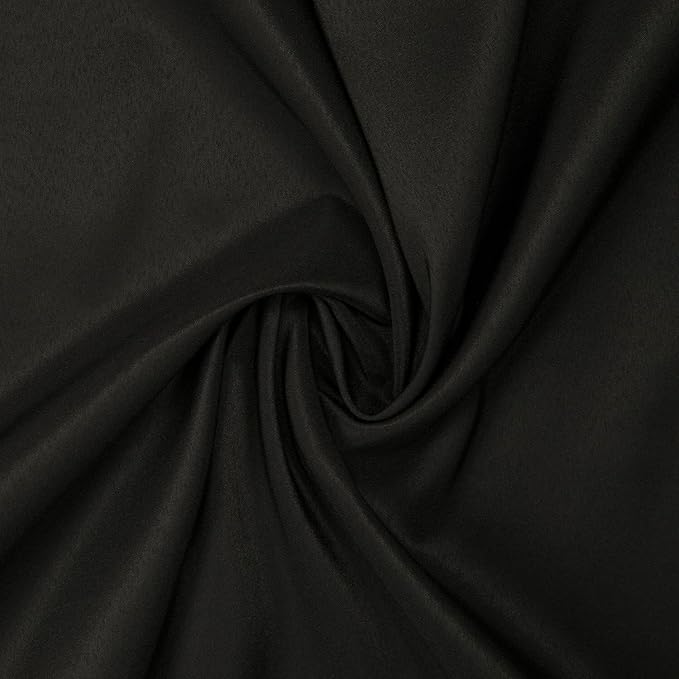 Gee Di Moda Fitted Tablecloth - 48 x 30 Inch Black Fitted Table Cloth for 4 Foot Rectangle Table - Heavy Duty Washable Fabric - for 4 Ft Buffet Table Holiday Party Dinner Wedding & Trade Show
