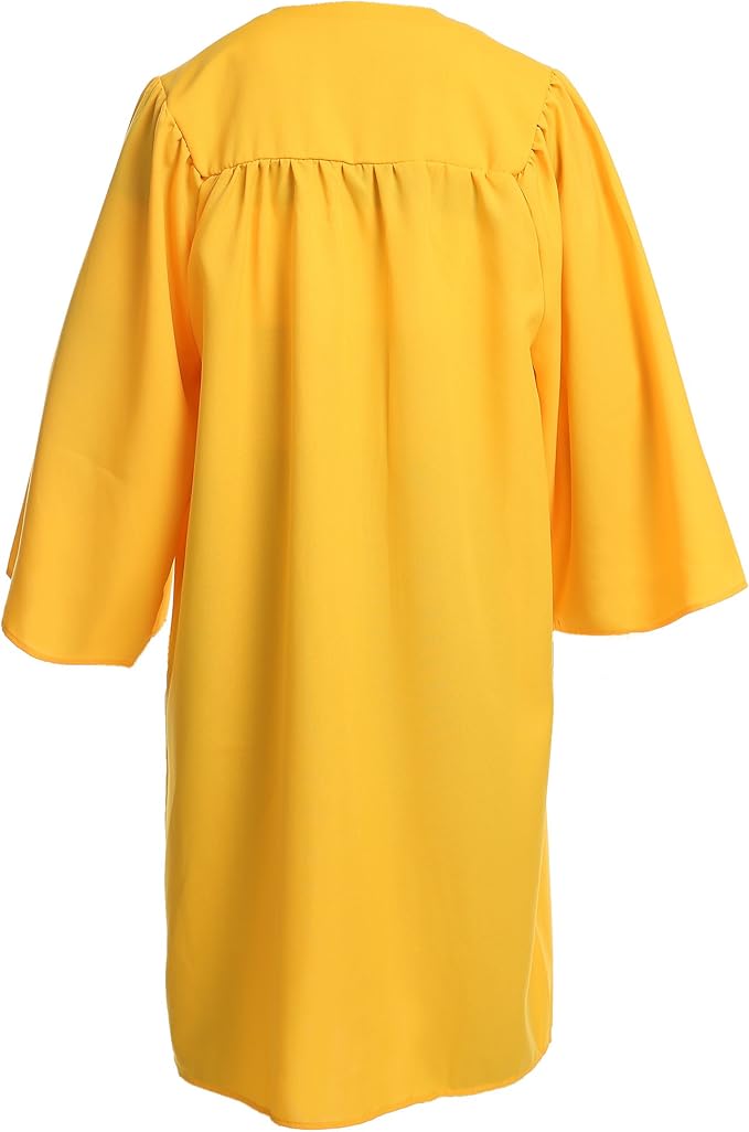 Unisex Adult Matte Graduation Cap and Gown Tassel Set