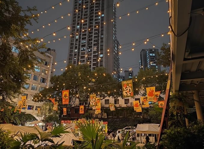 RTTY Outdoor String Lights 100ft, G40 Led Patio Globe Lights with 52pcs Bulbs,Shatterproof Waterproof Connectable Outside Hanging for Porch Cafe Bistro Backyard Gazebo Balcony Deck Party