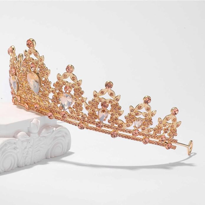 tiaras and crowns for women queen crowns for Women and Girls Crystal Princess Tiaras Rhinestone Tiaras For Wedding Bridal Birthday Prom Pageant Party