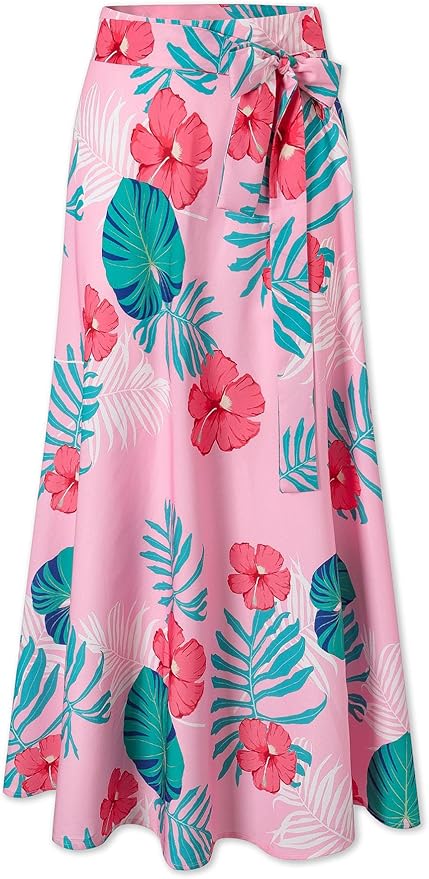 Cromoncent Matching Hawaiian Outfits for Family, Dad and Son Matching Luau Beach Tropical Shirts Mommy Daughter Tropical Sets