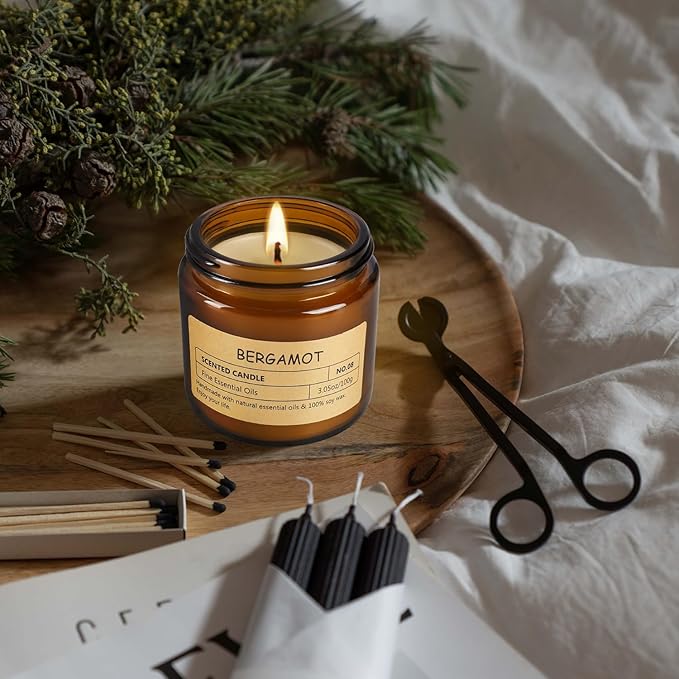 12Pack Scented Candle Set - Aromatherapy Candle Gift Set – Long Lasting Jar Candles for Men| Women, Ideal for Birthdays, Mother's Day Thanksgiving Gifts