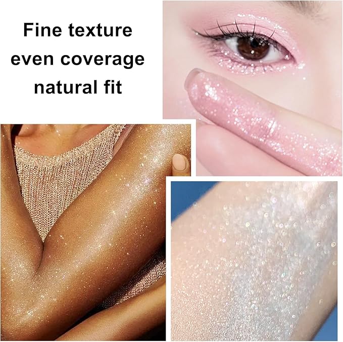 Emerald Green Hair and Body Glitter Spray 10g, Holographic Shimmer Powder Mist for Halloween, Carnival, Festival Makeup, Fantasy Fairy Looks, DIY Face Paint Costume Glitter